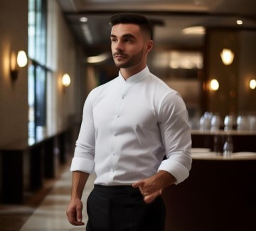 酒店服务员的站姿礼仪，细节中的专业与温度