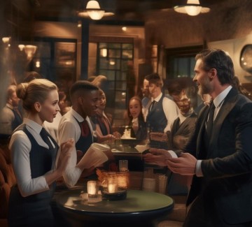 以礼待客暖人心，酒店服务礼仪情景剧（八人剧本）