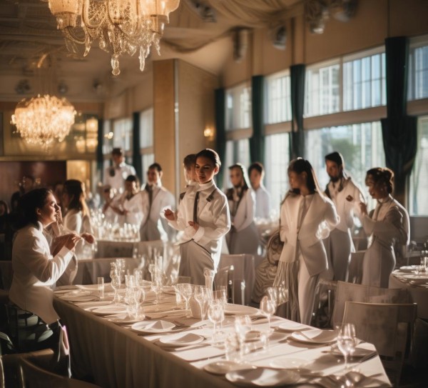 6分钟礼仪盛宴，酒店服务表演的精致与温度——解码酒店服务礼仪的匠心之美